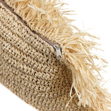 Raffia Kussenhoes (35×100) / Bazar Bizar
