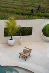 Raffia Stamp Kussenhoes (50×50) / Bazar Bizar