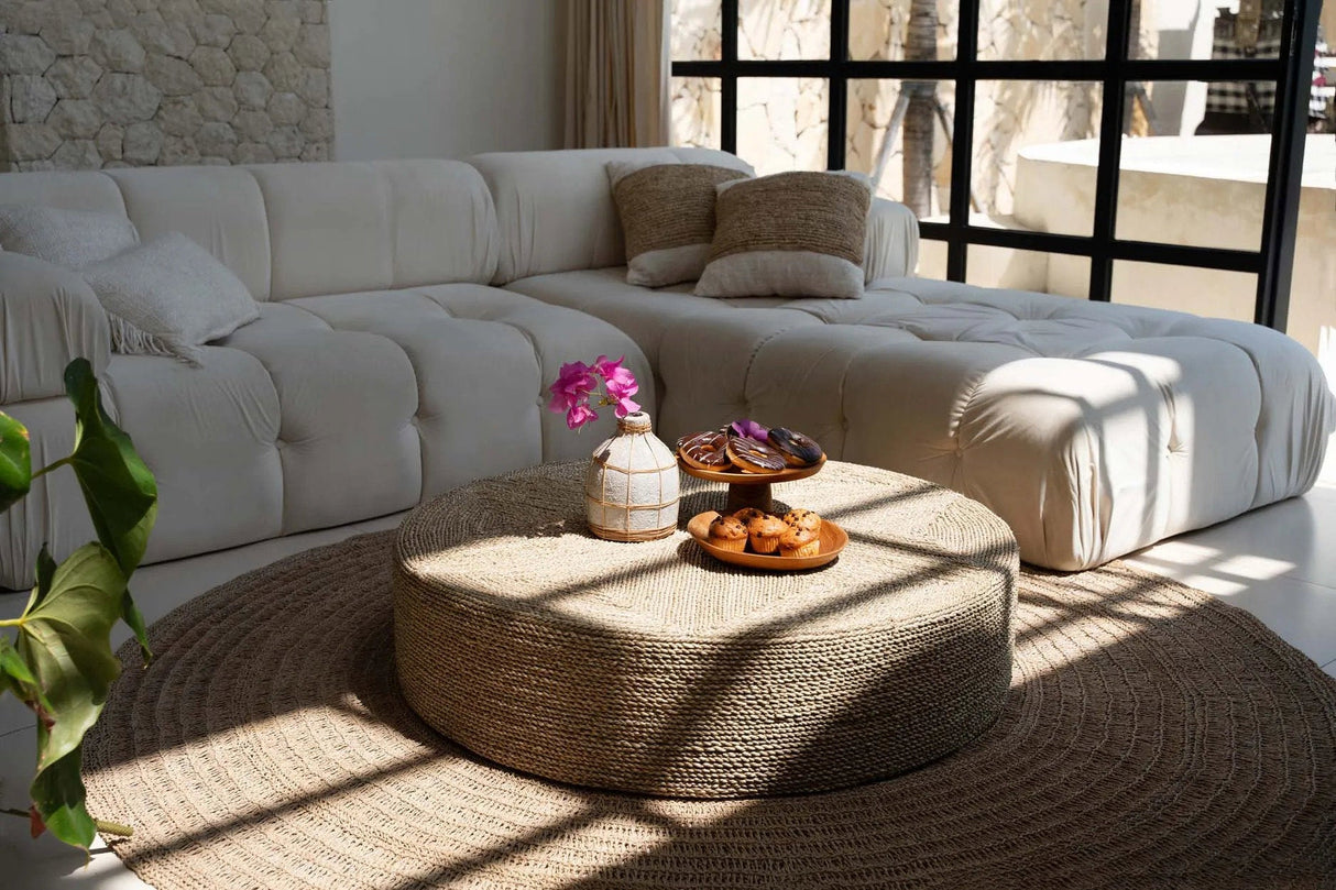 Teakhouten Taartschaal (L) / Bazar Bizar