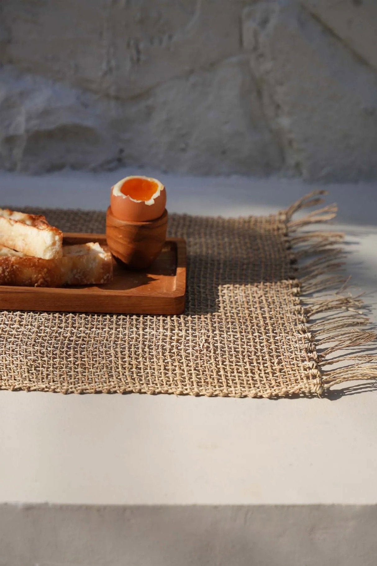 Teak Root Eierdop / Bazar Bizar