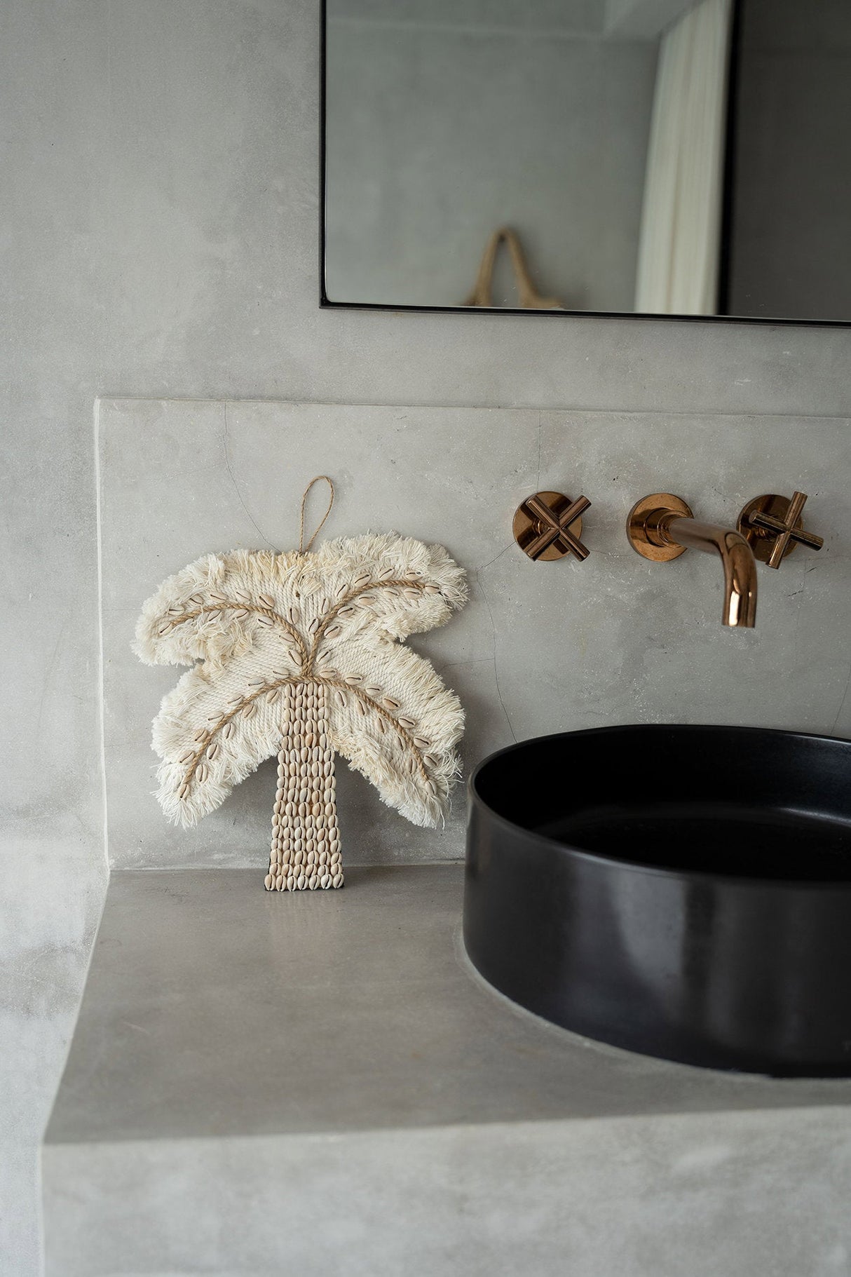 Katoenen Schelp Palmboom / Bazar Bizar