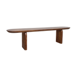 Bullnose Eetkamerbank 220 cm / Raw Materials