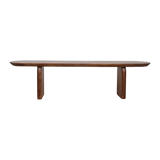 Bullnose Eetkamerbank 220 cm / Raw Materials