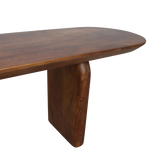 Bullnose Eetkamerbank 220 cm / Raw Materials