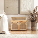 Rattan Opbergkist – Boho Chic Natural / Mojo Boutique