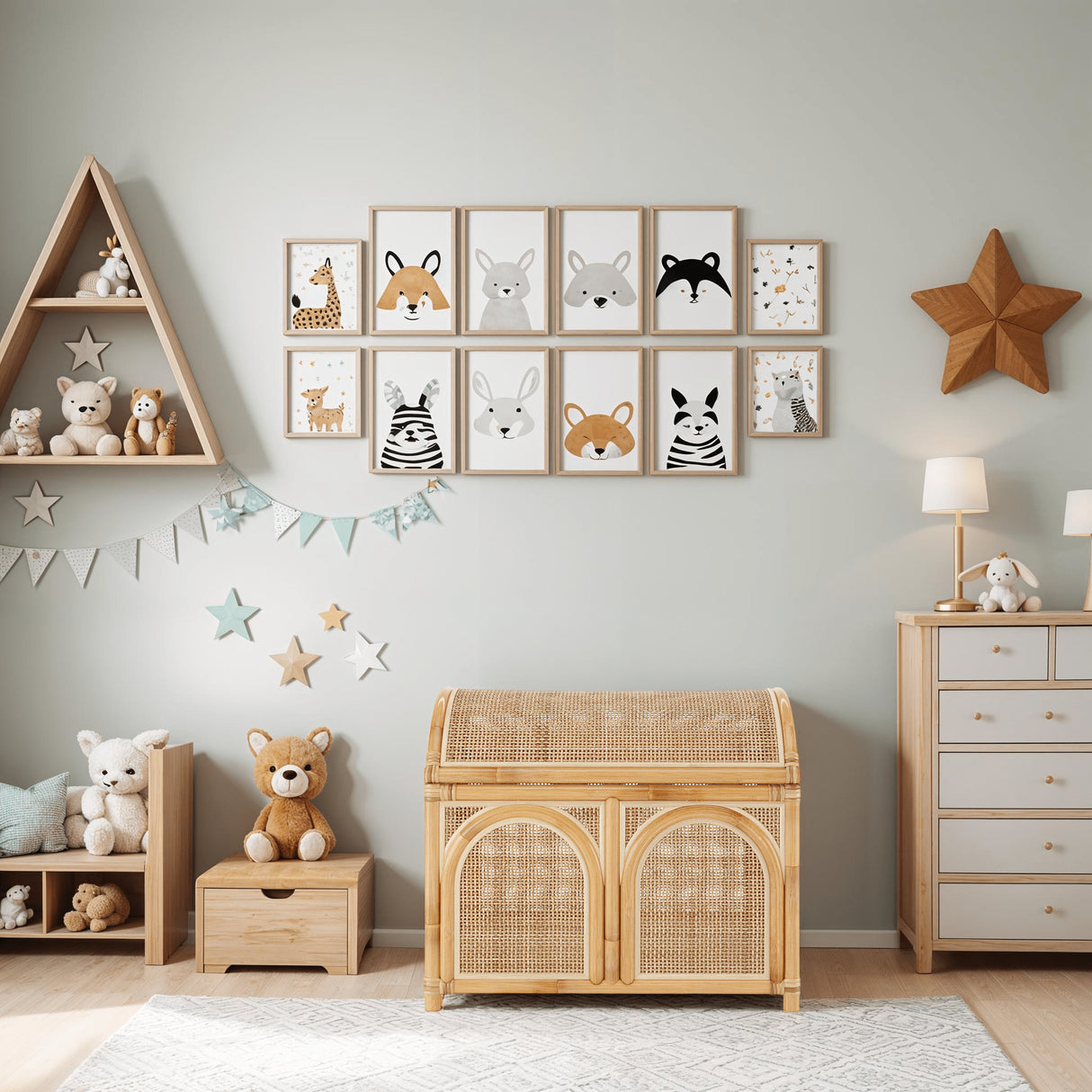 Rattan Opbergkist – Boho Chic Natural / Mojo Boutique