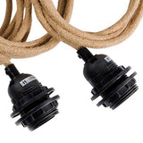 Plafondfitting Natural Black 3-Fittingen / Bazar Bizar