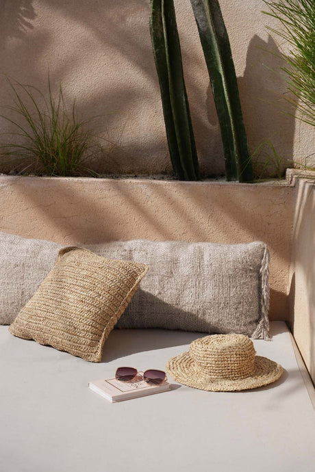 Oh My Gee Kussenhoes Beige (35×100) / Bazar Bizar