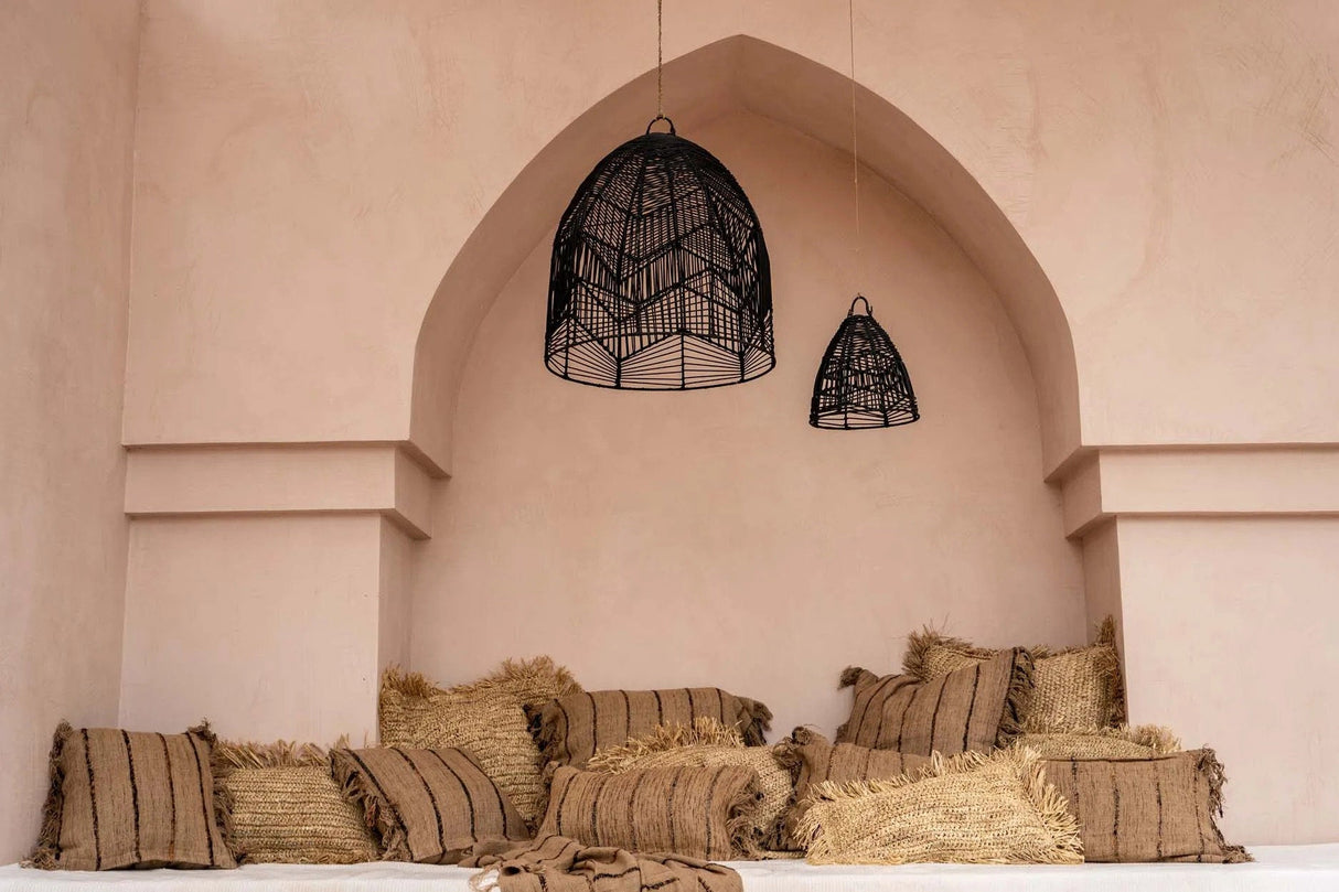 Oh My Gee Kussenhoes Beige Black (40×40) / Bazar Bizar