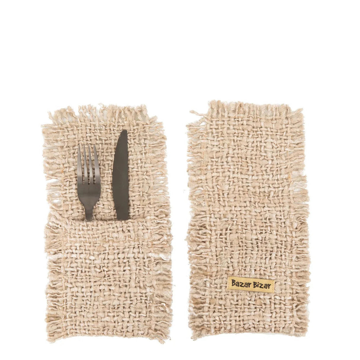 Oh My Gee Bestekhouder Beige (Set van 4) / Bazar Bizar