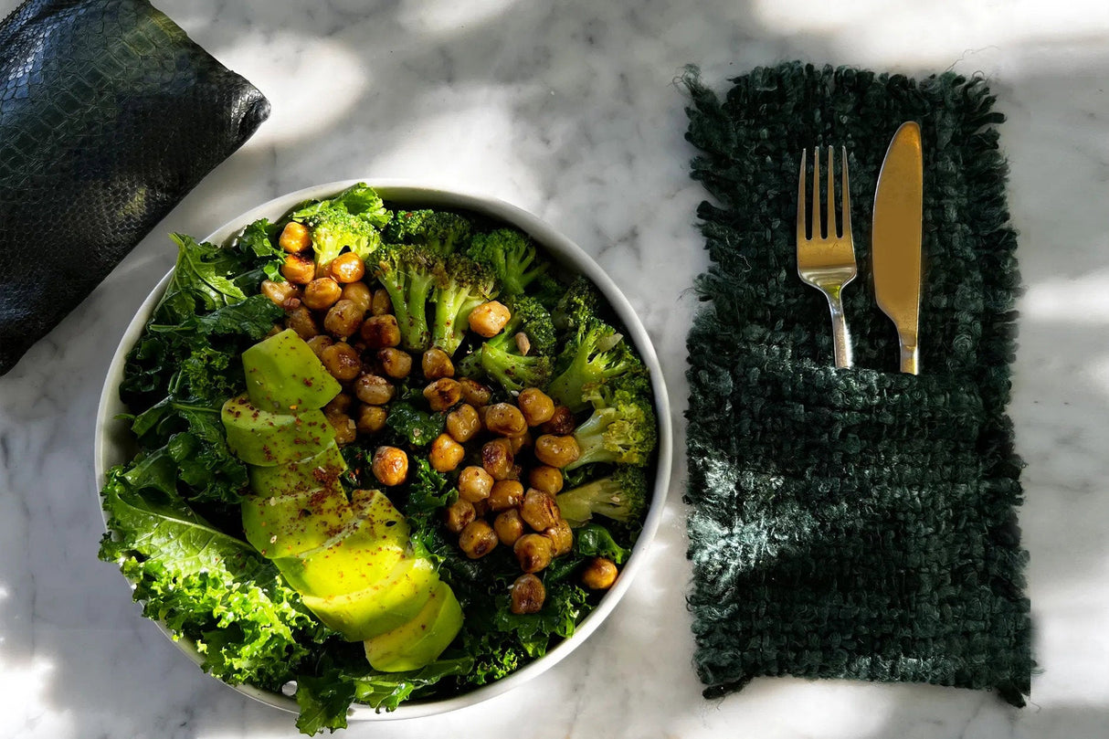 Oh My Gee Bestekhouder Forest Green (Set van 4) / Bazar Bizar