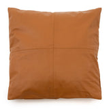 Four Panel Leren Kussenhoes (60×60) / Bazar Bizar