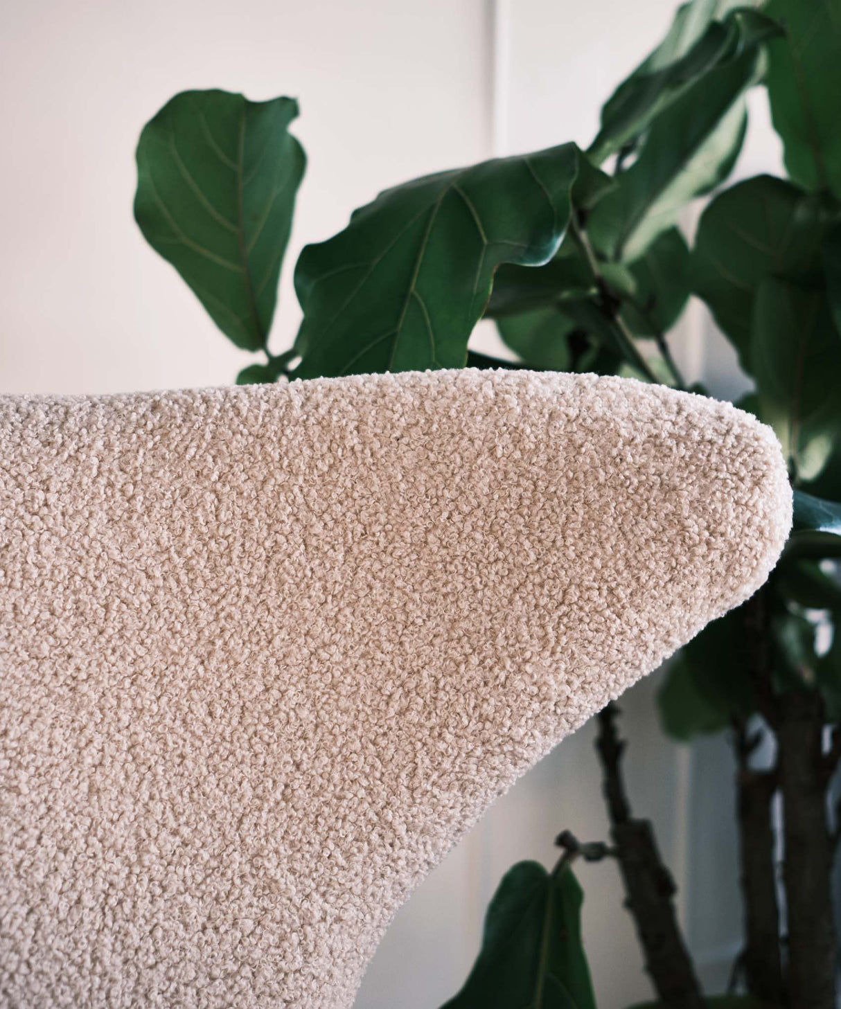 Gaia Schommelstoel Beige schaap / Njordec