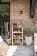 Raffia Mand/Dienblad (S) / Bazar Bizar