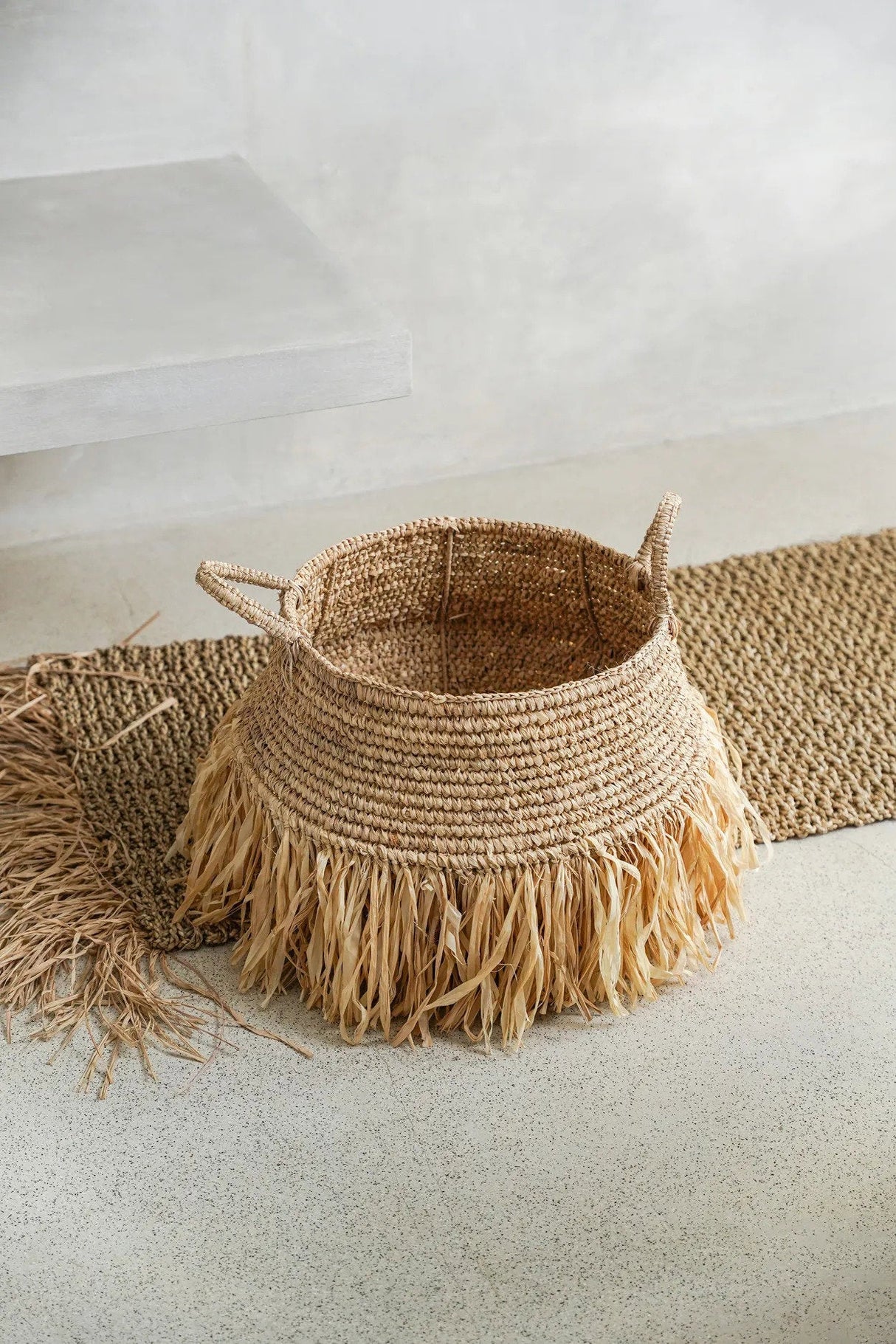 Raffia Deluxe Mand (L) / Bazar Bizar