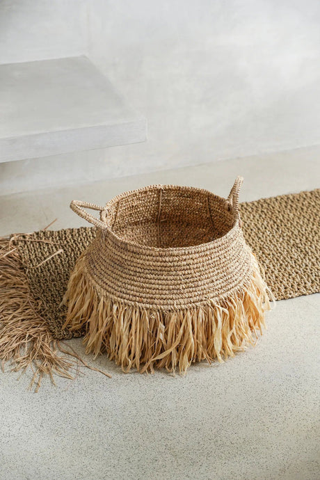 Raffia Deluxe Mand (L) / Bazar Bizar