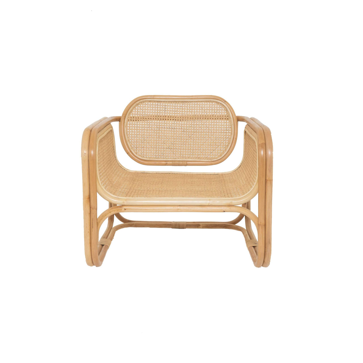 Rattan Lounge Chair – Handgemaakt Boho Design / Mojo Boutique