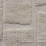 Wandplaquette Blokken Katoen Ivoor (77x2x180cm) Ruby Pulse Collection - KERSTEN