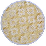 Placemat Bamboe Wit (35x35x0.5cm) Southern Roots - KERSTEN