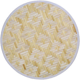 Placemat Bamboe Wit (35x35x0.5cm) Southern Roots - KERSTEN