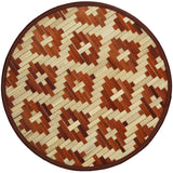 Placemat Bamboe Bruin (35x35x0.5cm) Southern Roots Collection - KERSTEN