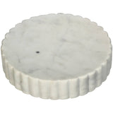 Zeepbakje Marmer Wit (12,8x12,8x2,5cm) - KERSTEN