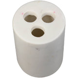 Tumbler & Tandenborstelhouder Marmer Ribbel Wit/Glans Wit (8x8x10 cm) - KERSTEN