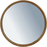 Rubberwood Spiegel Rond (80x80cm) - KERSTEN