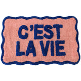 Badmat C'est La Vie Katoen Multi (50x80cm) - KERSTEN