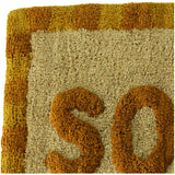 Badmat Soleil Katoen Mosterd (50x80cm) - KERSTEN