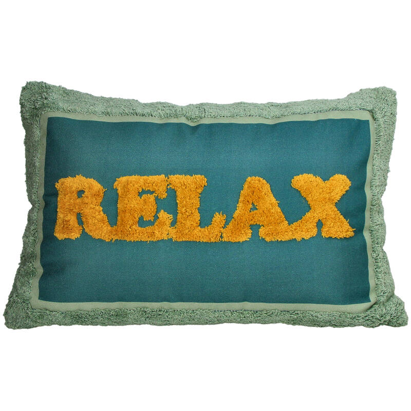 Kussen Relax Polyester Groen (40x60cm) Beach Club - KERSTEN