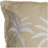 Kussen Palmboom Katoen Beige (45x45cm) Casa Corazon - KERSTEN