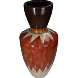 Vaas Keramiek Terra (22,5x22,5x50cm) Ruby Pulse - KERSTEN