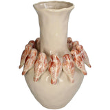 Vaas Vogel Keramiek Terra (27,7x27,7x41cm) Ruby Pulse - KERSTEN