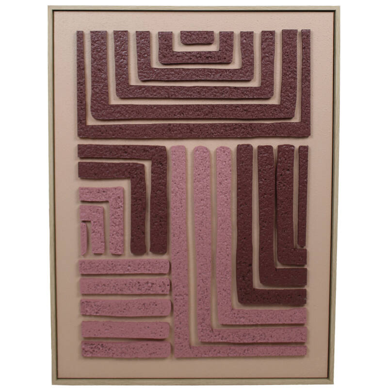 Wandbord Papier Multi (60x2.9x80cm) Ruby Pulse Collection - KERSTEN