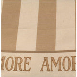 Tafelkleed Amore Katoen Beige (140x240cm) Tavola Amore Collection - KERSTEN