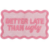 Badmat Better Late Katoen Roze (50x80cm) Nieuw Voorjaar/Zomer 2026 - KERSTEN