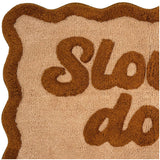Badmat Slow Down Katoen Oker (50x80cm) Nieuw Voorjaar/Zomer 2026 - KERSTEN