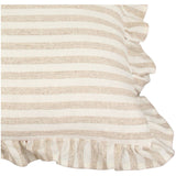 Kussen Streep Ruches Katoen Beige (30x50cm) Tavola Amore - KERSTEN