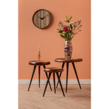 Bijzettafel Tripod Bruin (Set van 3) / Leitmotiv
