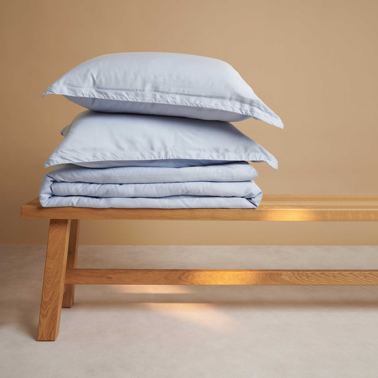 Dekbedovertrek Satijn Lichtblauw (200×220 + 2× 60×70) / Coco & Cici