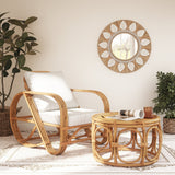 Ronde Rotan Spiegel – Dauna Boho-Chic / Mojo Boutique