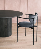 Eetkamerstoel Lunar Donkergrijs / Njordec