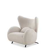 Grote Buffel Fauteuil Crème / Njordec
