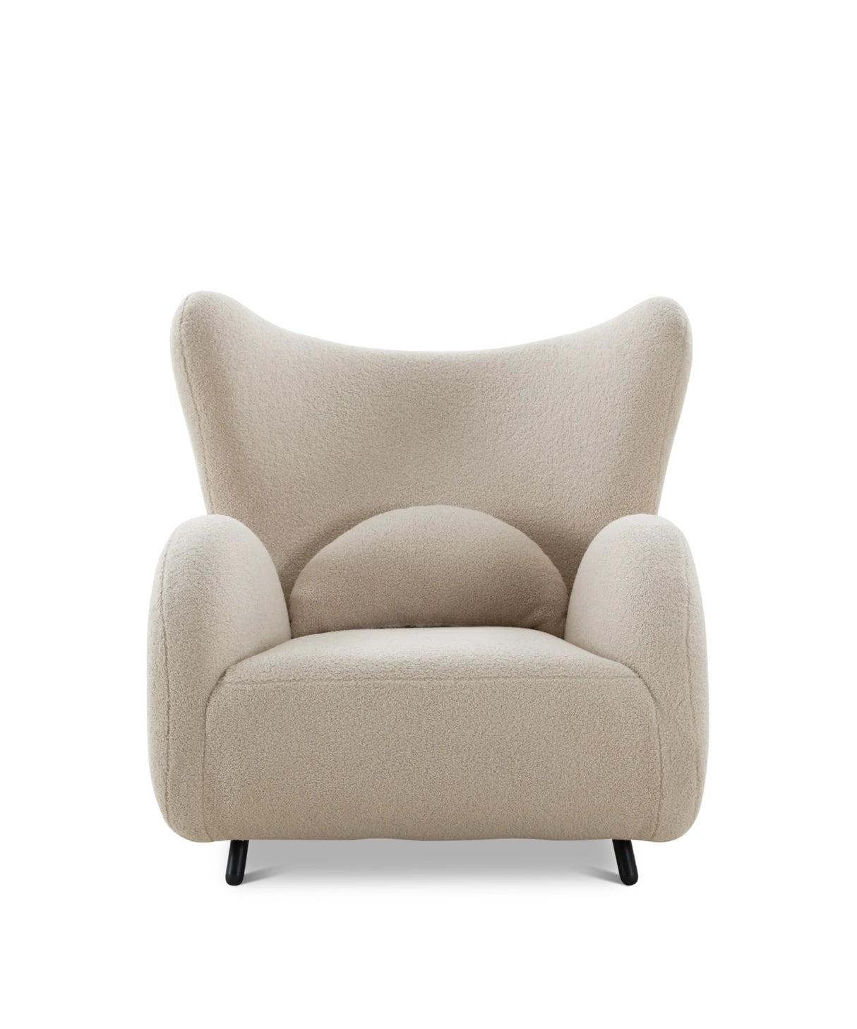 Grote Buffel Fauteuil Ivoor / Njordec