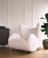 Grote Buffel Fauteuil Wit schaap / Njordec