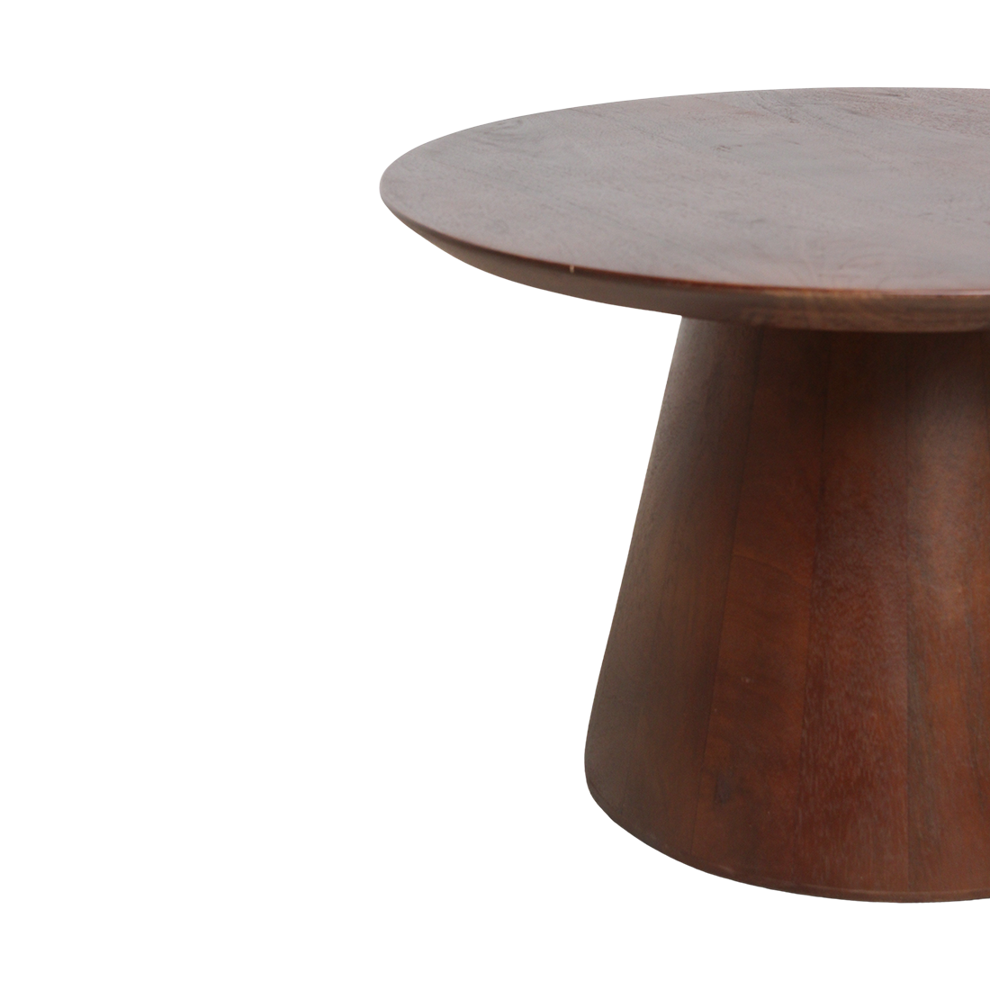 Bullnose Cone Bijzettafel - 50 cm / Raw Materials