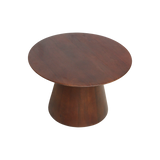 Bullnose Cone Bijzettafel - 50 cm / Raw Materials