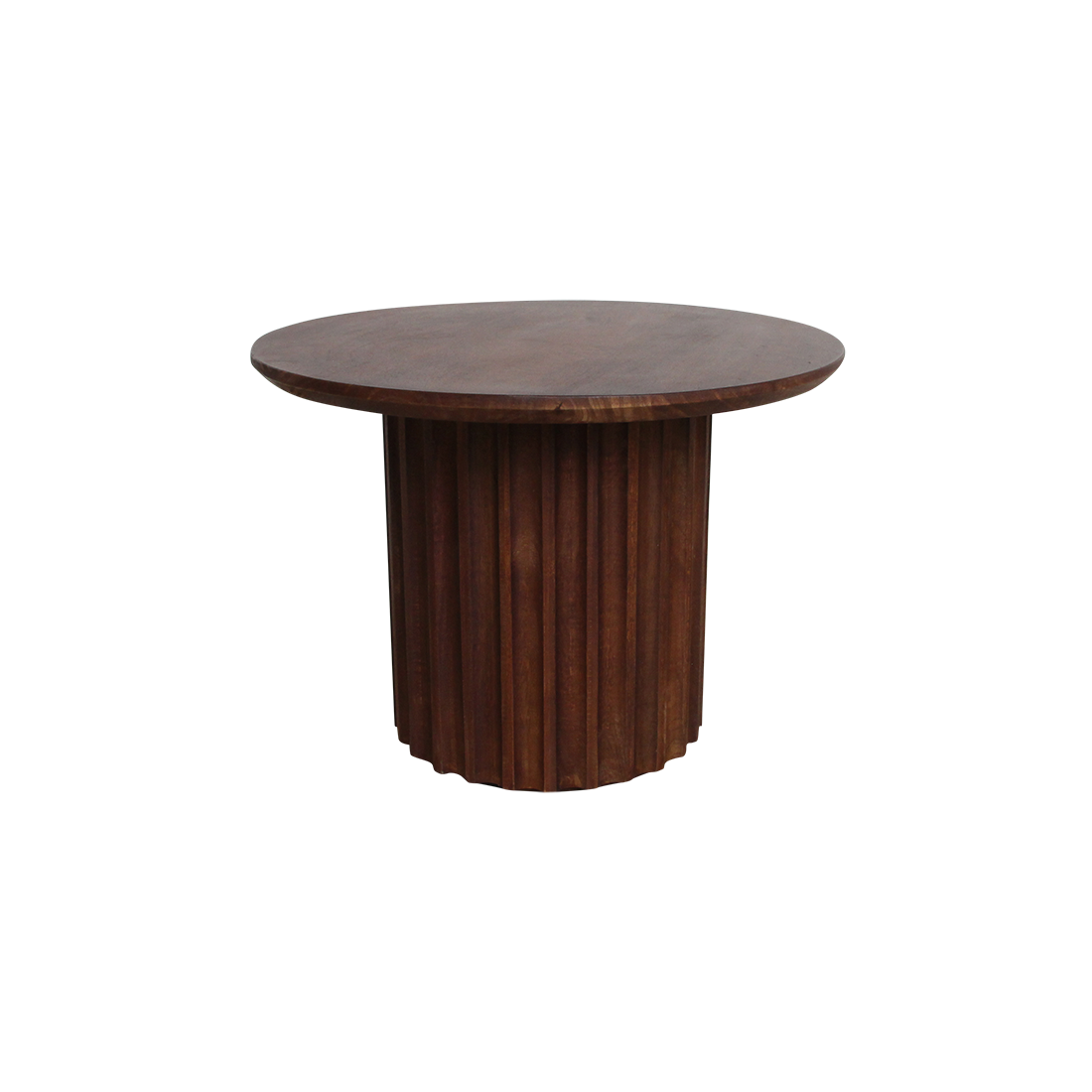 Bullnose Bijzettafel Bruin 55 cm / Raw Materials