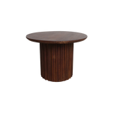 Bullnose Bijzettafel Bruin 55 cm / Raw Materials